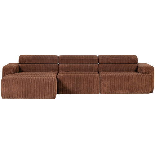 WOOOD chaise longue bank links Novi - Ribstof - Terra - vtwonen shop