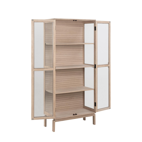 Rebellenclub Vitrinekast Nampa - Licht Eiken - vtwonen shop