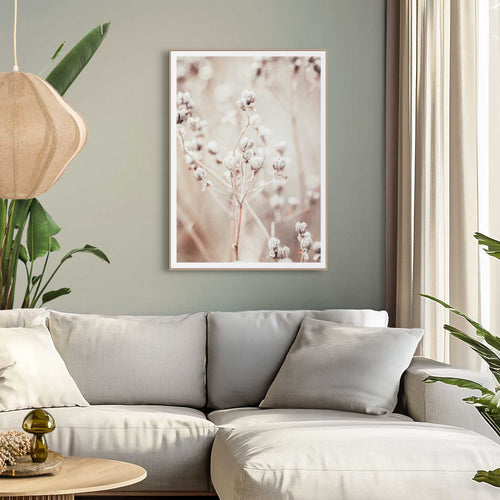 Reinders Dried Whites schilderij -  beige - woonkamer - 70x50cm