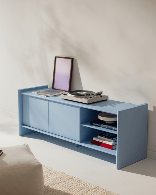 noo.ma Rali TV-meubel 163 cm, babyblauw