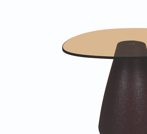 Brix bijzettafel Mylon Brown - 50cm - bruin