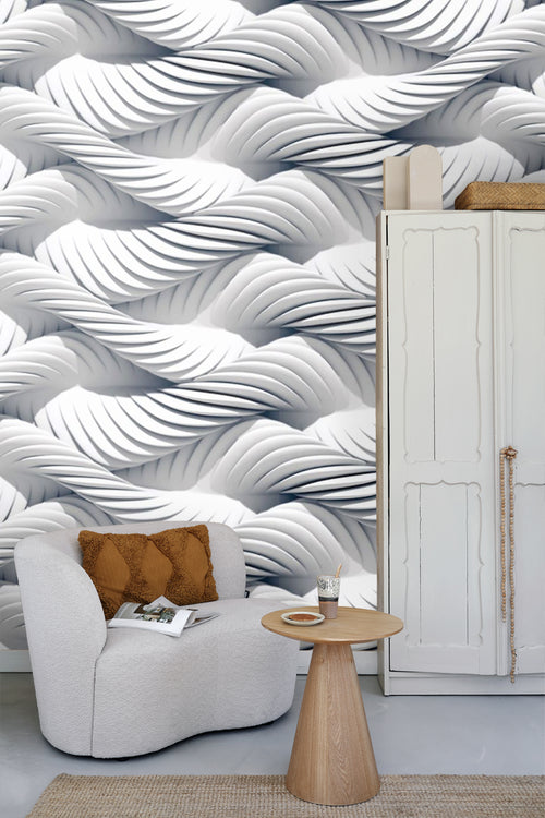 Sanders & Sanders fotobehang figuratief motief wit - 360 x 270 cm - 600409 - vtwonen shop