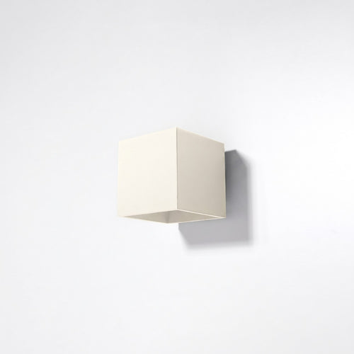 Sollux Lighting Wandlamp QUAD 1 beige - 10x12x10cm
