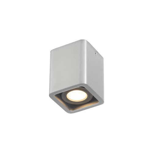 Artdelight Plafondlamp Bronx 1L - Aluminium