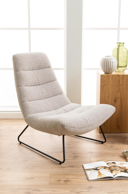Rebellenclub Fauteuil Corby - Beige - vtwonen shop