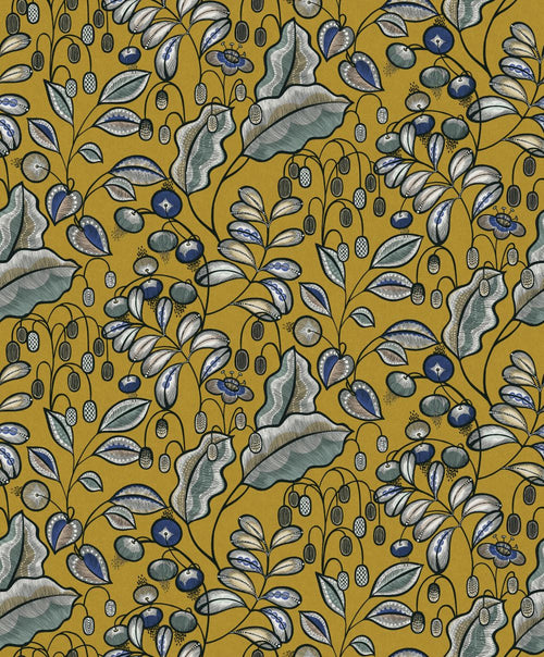 Masureel behang bladeren geel - 53 cm x 10.05 m - 631886 - vtwonen shop