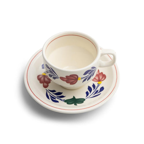 Royal Boch Boerenbont kop & schotel - 0,2L - set van 6