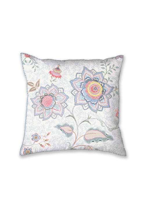 Pip Studio Decoratiekussen Mumbai Morning - 53 x 53 cm - Licht blauw
