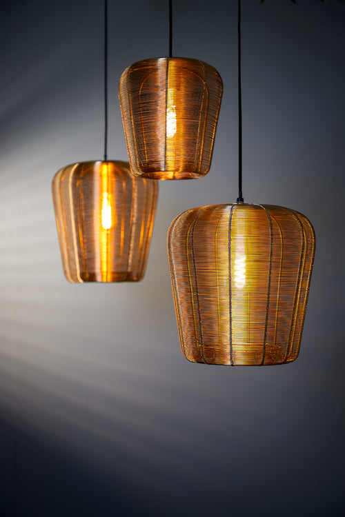 Light & Living hanglamp ADETA - Ø31x37cm - goud