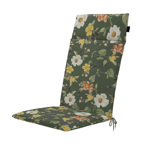 Madison tuintstoelkussen hoge rug Julliete - multikleur - 120x50x4cm - set van 4