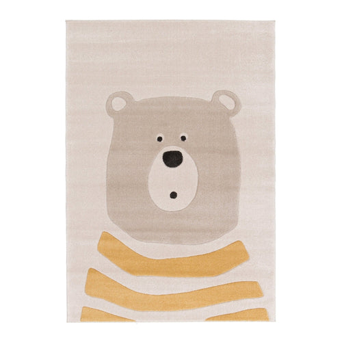 AFK Living vloerkleed Teddy - voor kinderen - geel - 160 x 230 cm