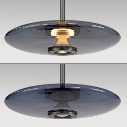 Neuhaus PURE hanglamp E-Vitrum - 1 lichts - 45  x 240   cm - antraciet