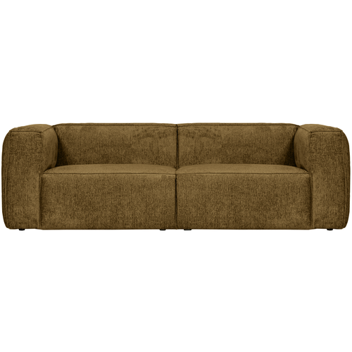 WOOOD 3.5-zits bank Bean - Structure Velvet - Spices - 73x242x96 - vtwonen shop