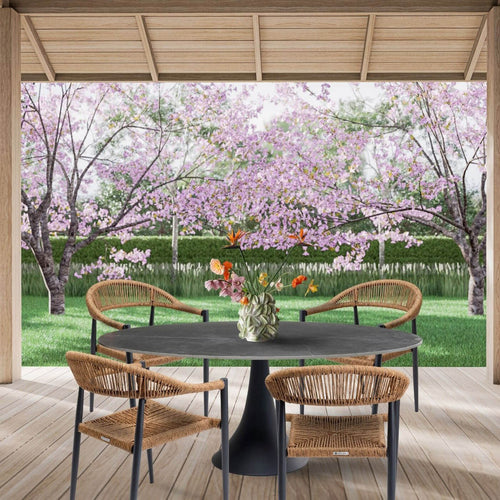Kare Design Tuinmeubilair Grande Possibilita tafel 180cm en 4 stoelen nature
