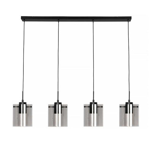 Freelight hanglamp Interno - 4 lichts - 120  x 150   cm - zwart - vtwonen shop