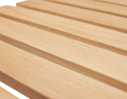 Hübsch bank Row - mdf/essenhout/essenvineer - 70x40xh45cm