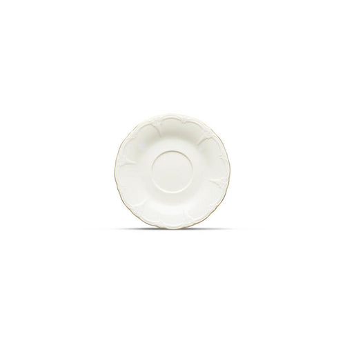 Bonbistro - Schotel 16,5cm met gouden rand Retro - Set van 6
