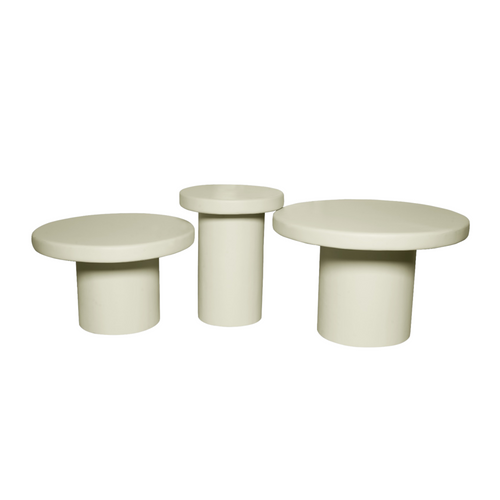 Starfurn  salontafel Maya - beige - 70x70x45cm - vtwonen shop