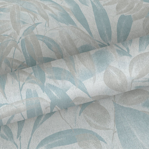 Sanders & Sanders behang bladeren vergrijsd blauw - 53 cm x 10 m - 640230