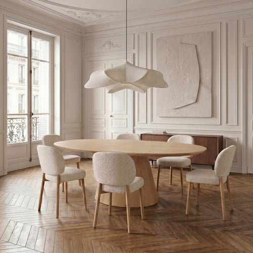 Premium Interiors - Eettafel BOSCA - multiplex lichte eik 200cm