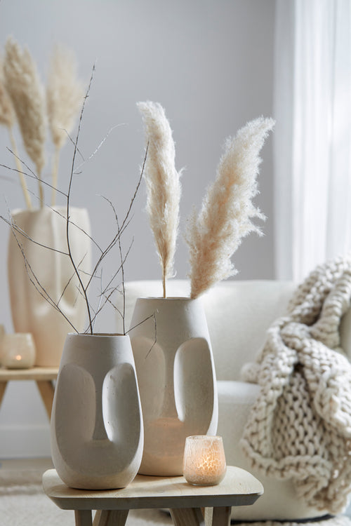 Light & Living pot FACE - Ø18x29.5cm - wit - vtwonen shop