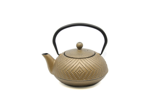 Bredemeijer - Theepot Fujian Goud 1.2L met filter - theezeef MET GRATIS KOPJES