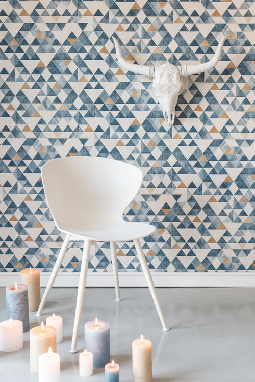 J-Line cilinderkaars - aqua - small - 18U - 6 stuks