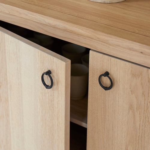 Tikamoon Massief eiken buffetkast 180 cm - Naturel - vtwonen shop