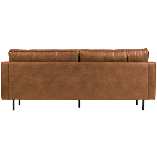 BePureHome classic 2-zits bank Rodeo - Recycle Leer - Cognac-83x230x88 - vtwonen shop