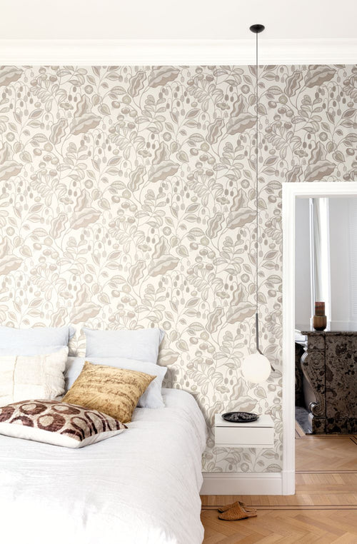 Masureel behang bladeren beige - 53 cm x 10.05 m - 631883 - vtwonen shop