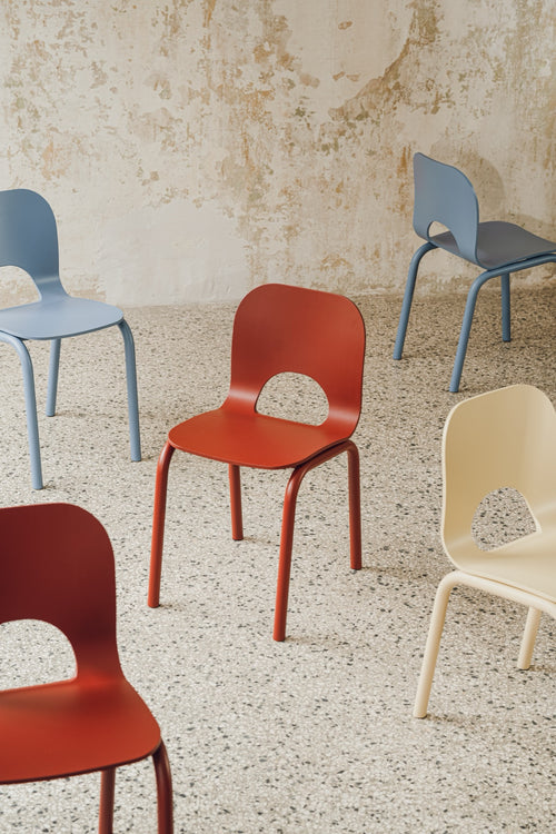 noo.ma ATTO Stoel - Auburn Red - vtwonen shop