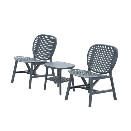 Garden Impressions Andria balkonset 3-delig - antraciet - vtwonen shop