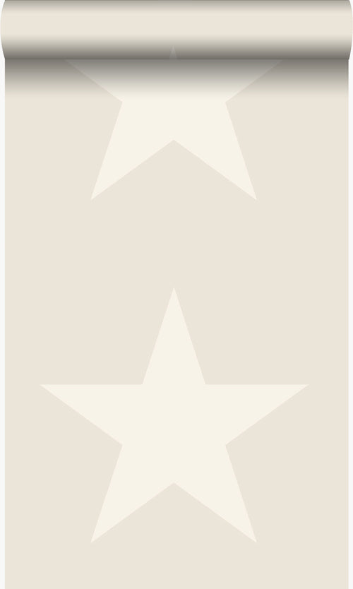 Origin Wallcoverings behang sterren beige - 53 cm x 10.05 m - 346825