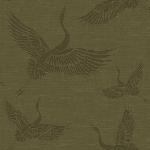 Origin Wallcoverings behang kraanvogels okergeel - 0,53 x 10,05 m - 347758 - vtwonen shop