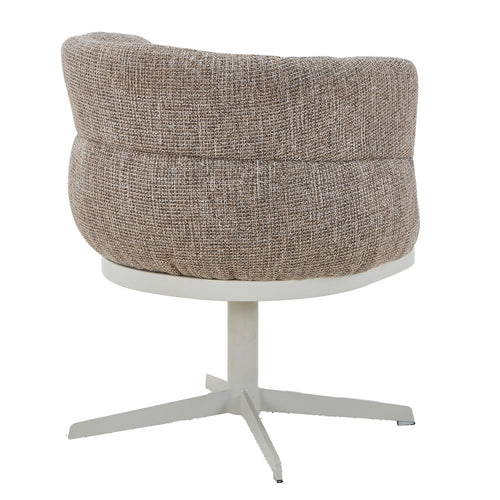 DÉJA Living Eetkamerstoel Maribel - Taupe/Beige - Draaibaar - vtwonen shop