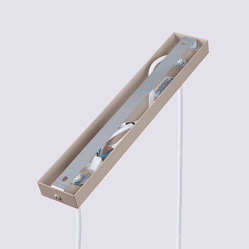 Sollux Lighting Hanglamp KARBON 2 taupe - 30x6,5x90cm