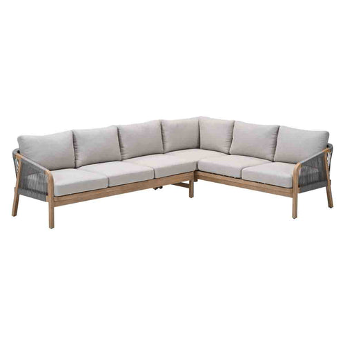 Garden Impressions lounge dining set Alora grey sand - 2-delig rechts