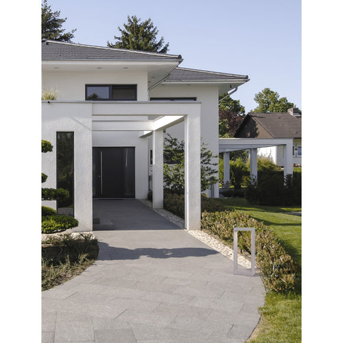 Merano Bay Buitenpaal Grijs Cement Glas LED 8W 380Lm 3000K IP65