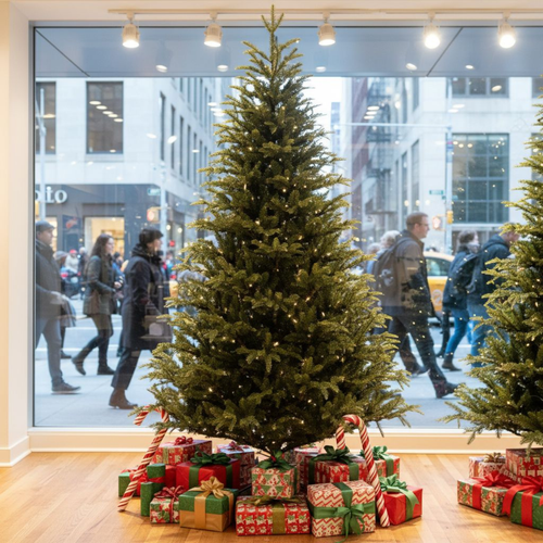Black Box Trees Frasier Kunstkerstboom - Kunst Kerstboom H215 x Ø145 cm - Groen