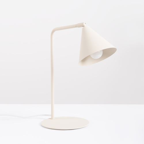 Sollux Lighting Tafellamp NOX beige - 18x18x35cm
