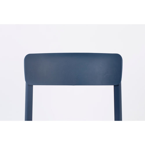 Housecraft Living Clive Tuinstoel/ Eetkamerstoelen Donkerblauw - Set van 4