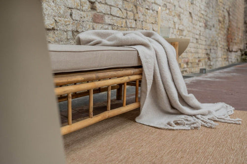 Interieur05 Rond Jute buitenkleed Naturel Uni - 240 x 240 cm