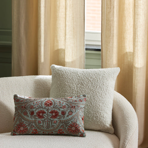 Madura Kussenovertrek Mircea celadon en rosé 28x47 cm