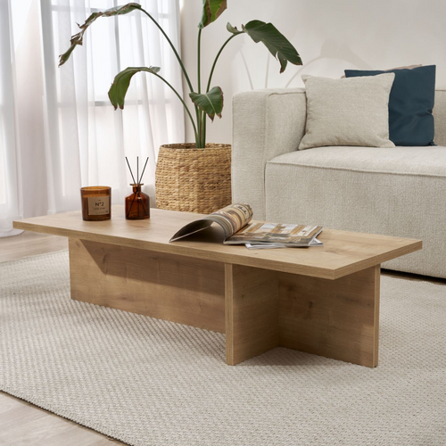Calicosy - HARBOR Salontafel - Naturel - 45x120x30 cm