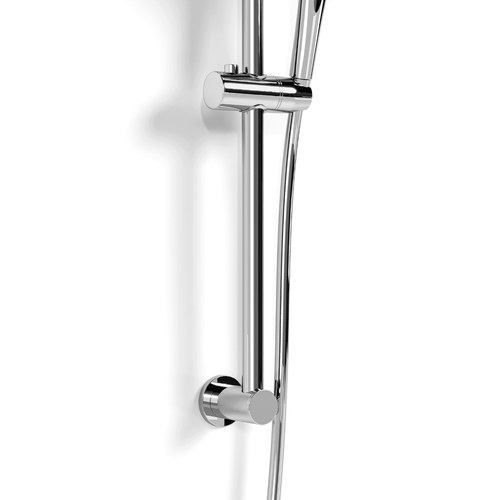 LOMAZOO thermostatische doucheset Varo - met handdouche - chroom - h.o.h. 12 cm