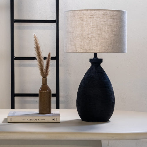 Giga Meubel Tafellamp Mattia - Zwart