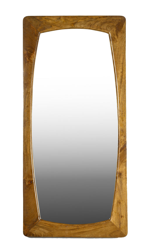 Brix spiegel Alain - 3x53x113 - mangohout - zwart