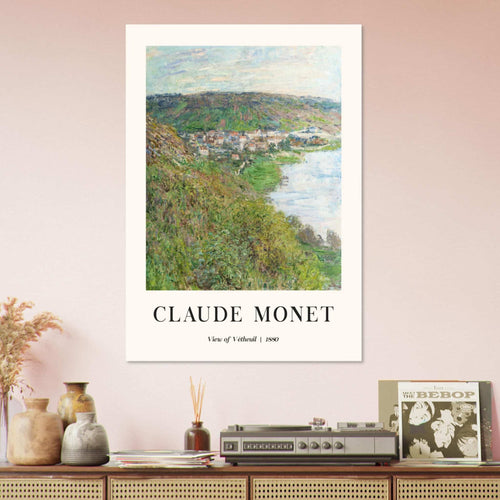 Artfulprints  Claude Monet - View of Vétheuil   poster 70x100 cm - vtwonen shop