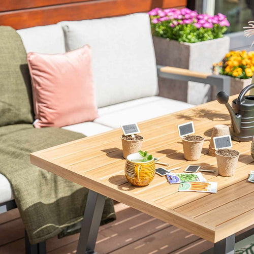 Garden Impressions lounge dining set Lissabon valley sand - 6-delig