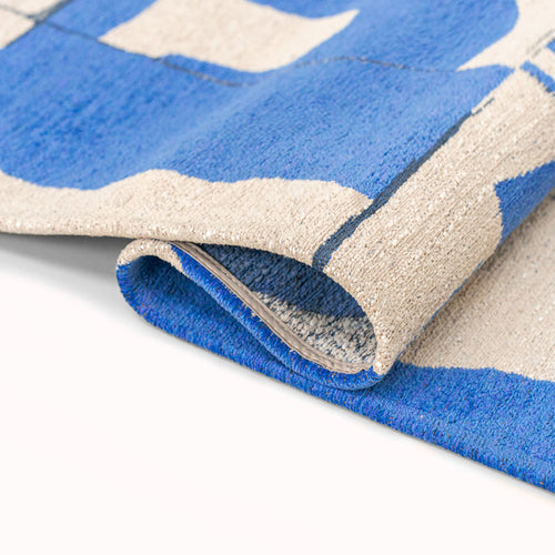 Louis De Poortere vloerkleed Campanula - blauw - 140x200cm - vtwonen shop